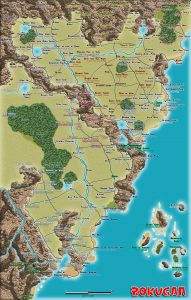 Rokugan Map - Detail